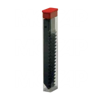 Tubes rectangulaires en plastique transparent
