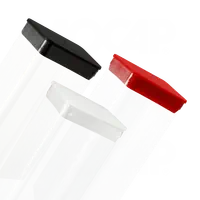 Tubes rectangulaires en plastique transparent